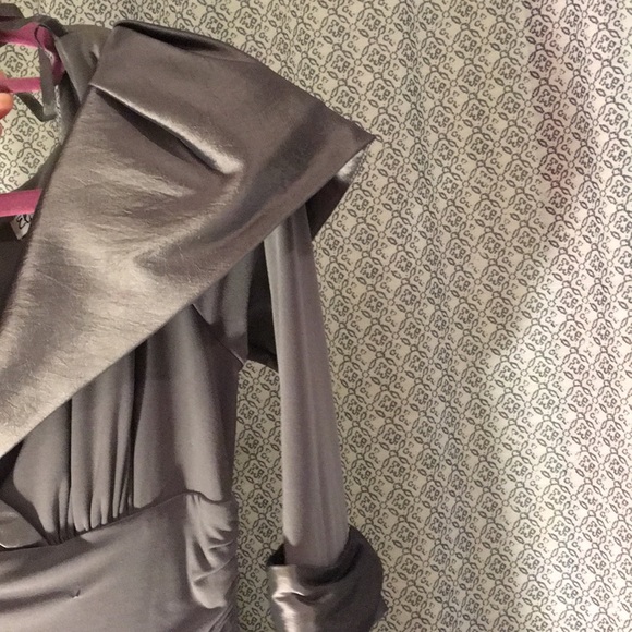 Beautiful Silver Special Occasion Dress - Picture 5 of 8